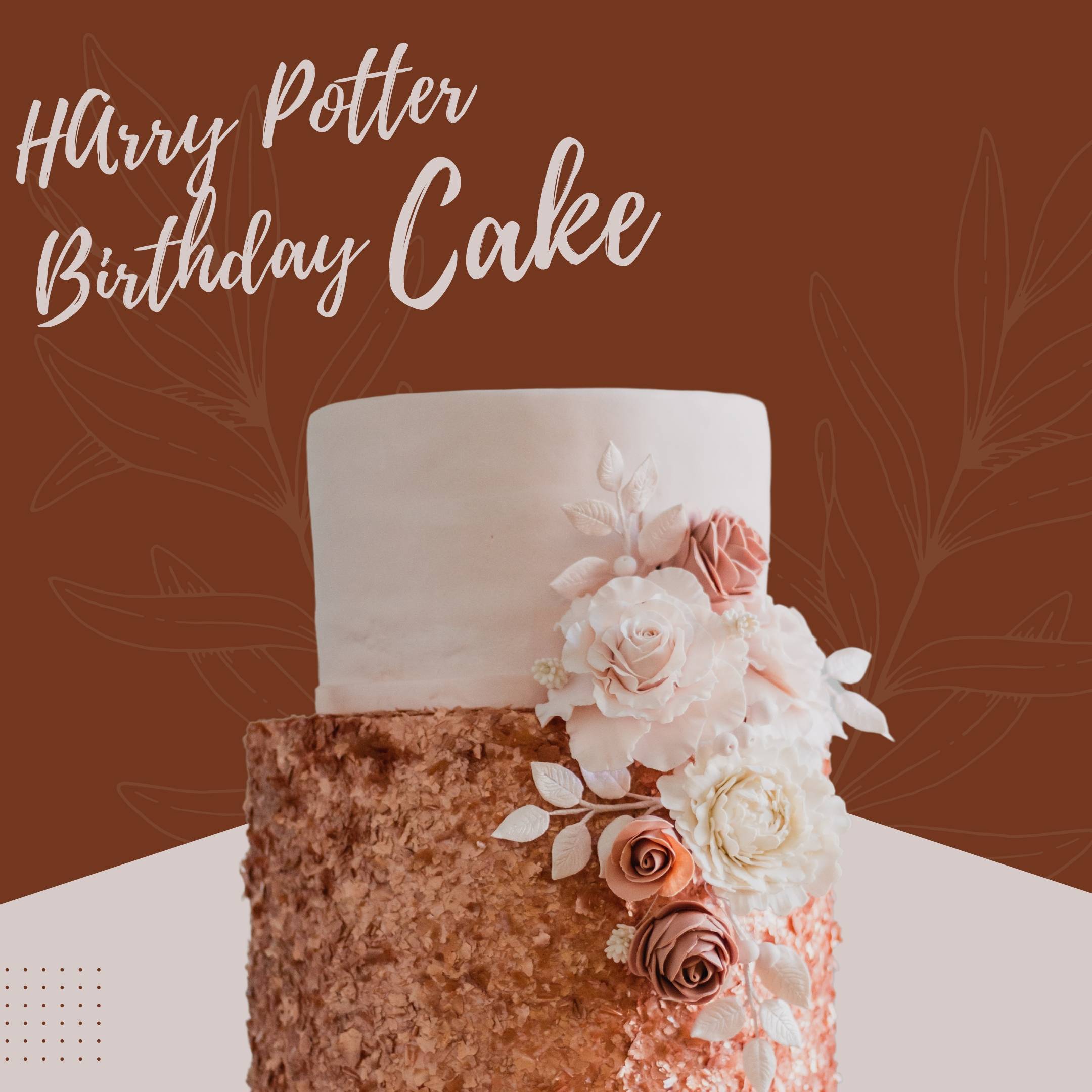 Harry Potter Birthday Cake