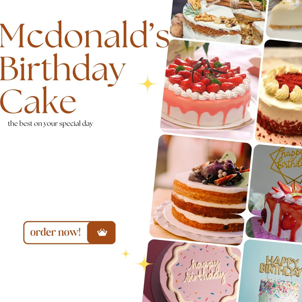 Mcdonald's Birthday Cake