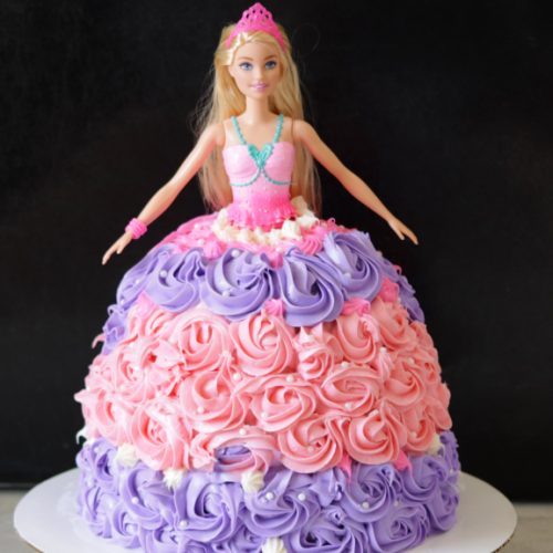 Barbie Doll Birthday Cake