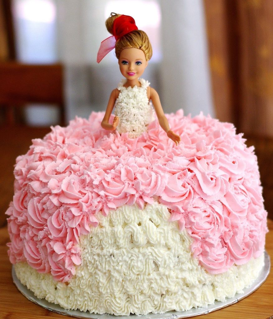 Barbie Doll Birthday Cake