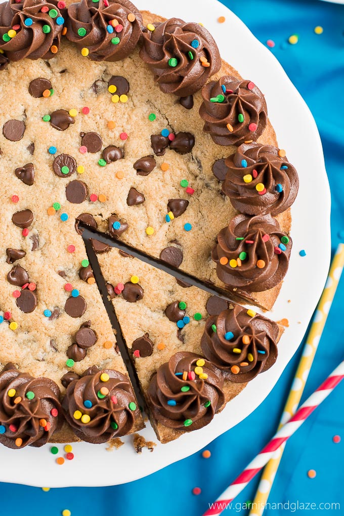 Birthday Cake Cookie Cake