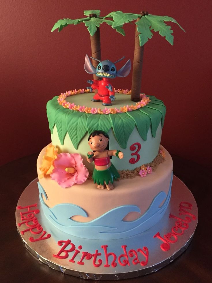 Lilo And Stitch Birthday Cake,Lilo And Stitch